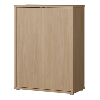 Alice Springs Shoe Cabinet with 2 Doors Push-to-Open in Elegancia Oak