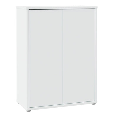 Alice Springs Shoe Cabinet with 2 Doors Push-to-Open in Light Grey