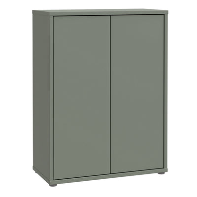 Alice Springs Shoe Cabinet with 2 Doors Push-to-Open in Sage Green