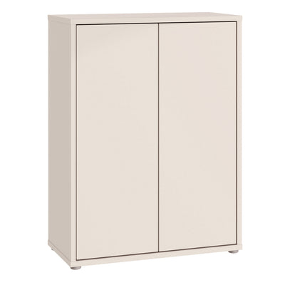 Alice Springs Shoe Cabinet with 2 Doors Push-to-Open in Sand