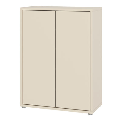 Alice Springs Shoe Cabinet with 2 Doors Push-to-Open in Sand