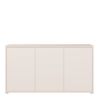Alice Springs 3 Door Sideboard with Push-to-Open Doors and Drawer in Sand