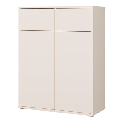 Alice Springs Storage Cabinet with 2 Doors & 2 Drawers with Push-to-Open in Sand