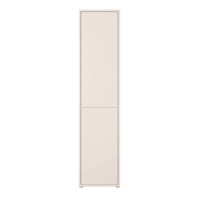 Alice Springs Narrow Tall Cupboard with 2 Push-to-Open Doors in Sand
