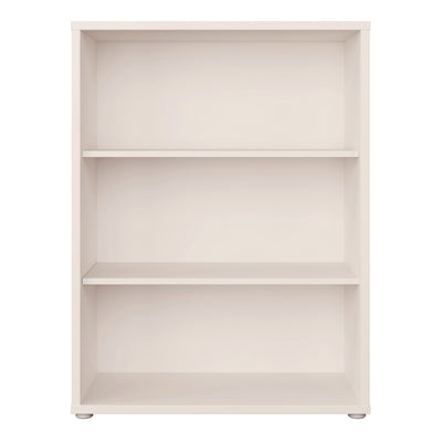 Alice Springs Low Wide Bookcase with Open Shelving in Sand