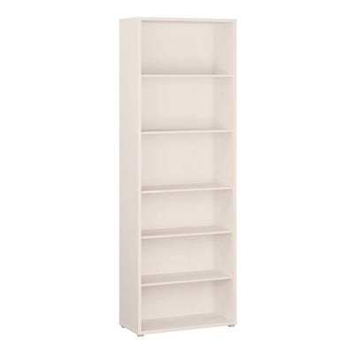 Alice Springs Tall Wide Bookcase with 5 Shelves in Sand