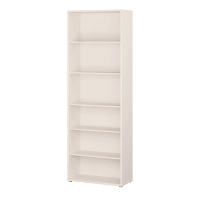 Alice Springs Tall Wide Bookcase with 5 Shelves in Sand