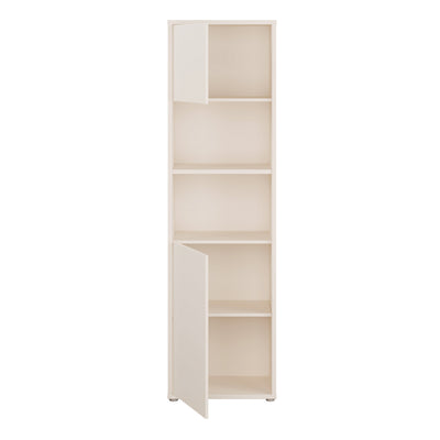Alice Springs Tall Storage Cabinet with 2 Push-to-Open Doors & 1 Shelf in Sand
