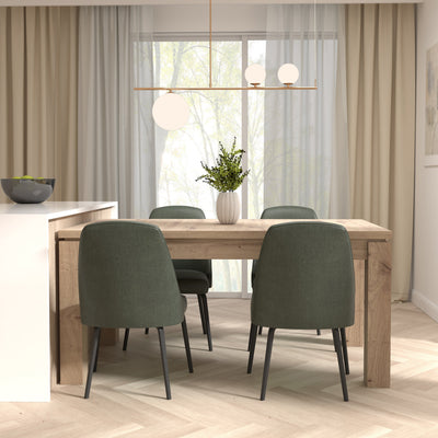 Trondheim Extending Dining Table in Artisan Oak – FTG, view 5