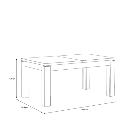 Trondheim Extending Dining Table in Artisan Oak – FTG, view 8