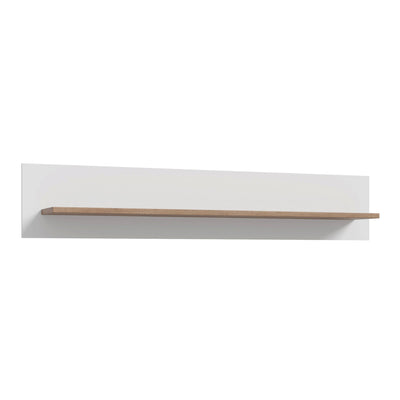 Wensley Wall Shelf in Light Grey and Oak – FTG