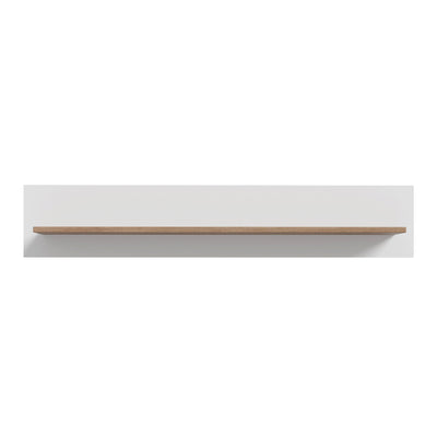 Wensley Wall Shelf in Light Grey and Oak – FTG, view 2