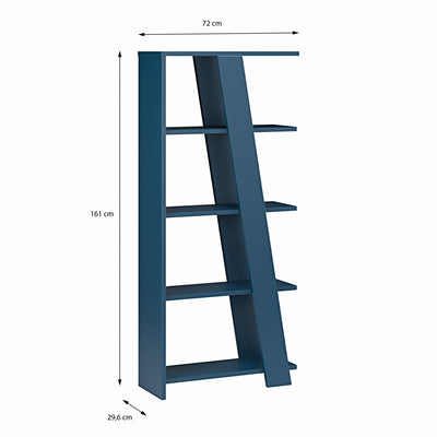 Natta 5-Tier Shelving Unit in Night Blue