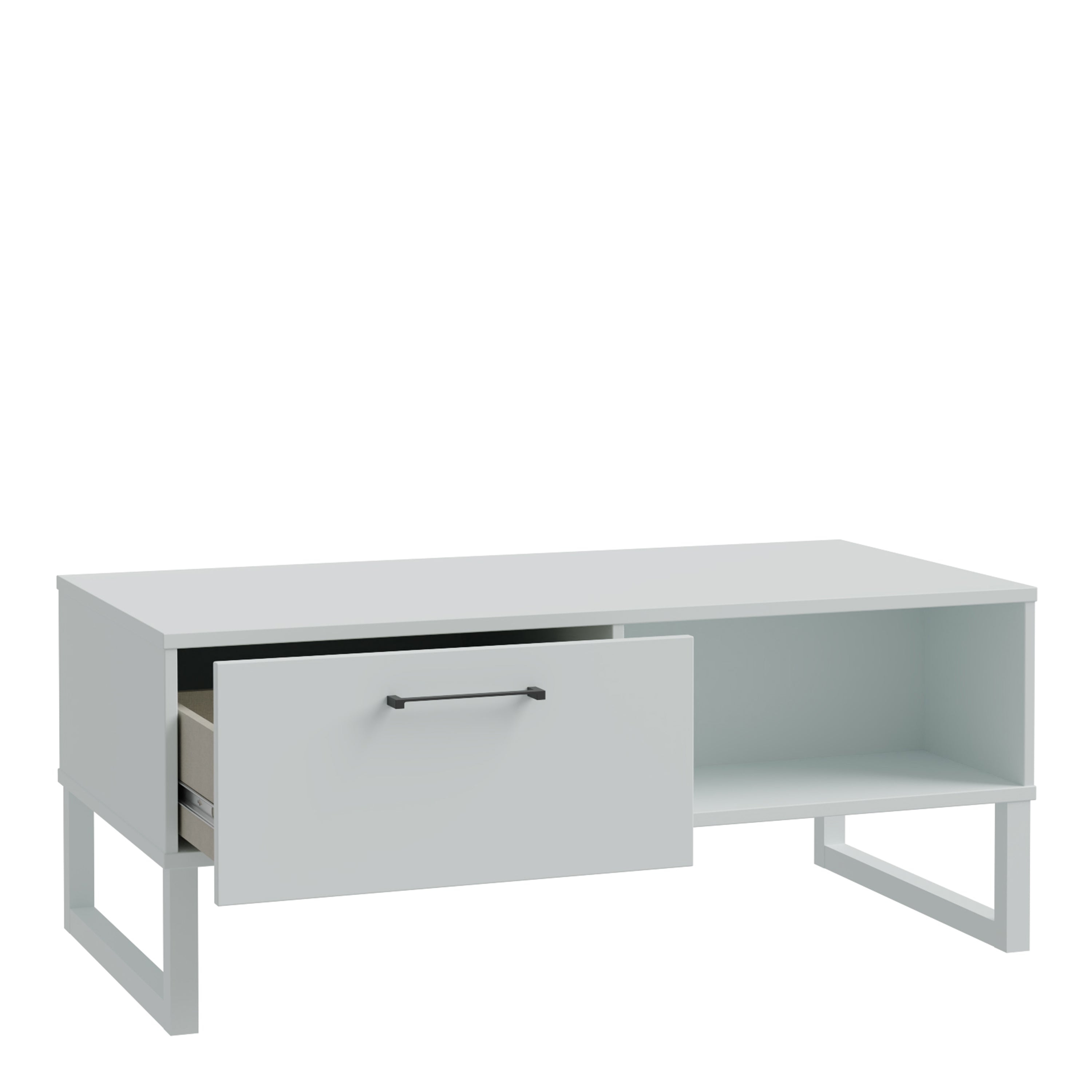 Sali 1 Drawer Coffee Table in Light Grey – FTG, view 3