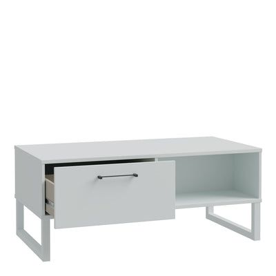 Sali 1 Drawer Coffee Table in Light Grey – FTG, view 3