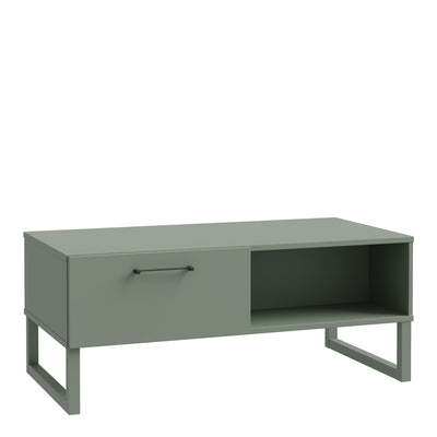 Sali 1 Drawer Coffee Table in Sage Green – FTG