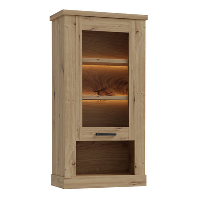 Corona Wall Display cabinet in Artisan Oak – FTG