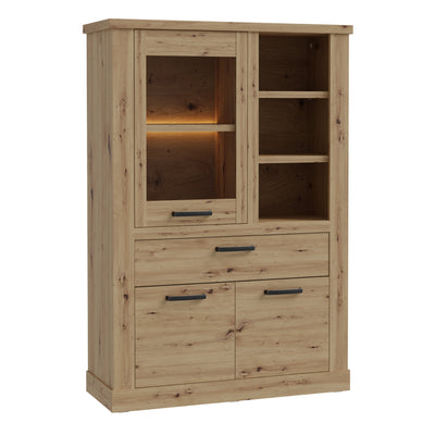 Corona Display Cabinet in Artisan Oak – FTG