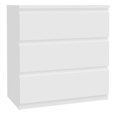 Edmore 3 Drawer Chest in White