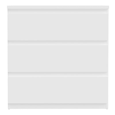 Edmore 3 Drawer Chest in White