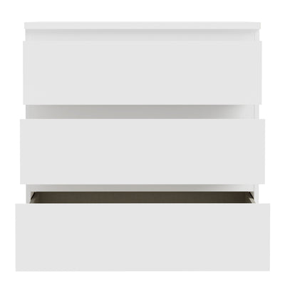 Edmore 3 Drawer Chest in White