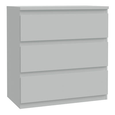 Edmore 3 Drawer Chest in Light Grey