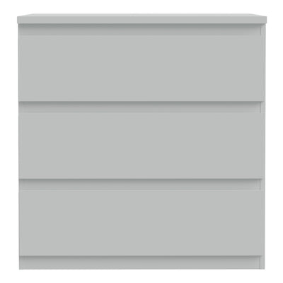 Edmore 3 Drawer Chest in Light Grey