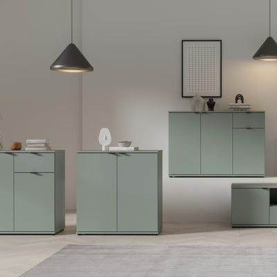 Ganymede 2 Door Cupboard in Sage Green