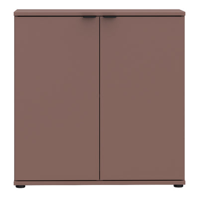 Ganymede 2 Door Cupboard in Terracotta