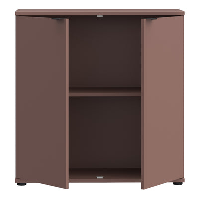 Ganymede 2 Door Cupboard in Terracotta