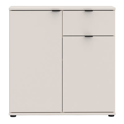 Ganymede 2 Door Cupboard with Drawer in Sand