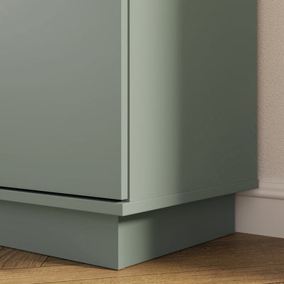 Ganymede Large Sideboard with 3 Drawers & 2 Doors in Mauvella Oak and Sage
