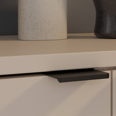 Ganymede TV Unit with Open Shelf, Drawer & 2 Doors in Sand