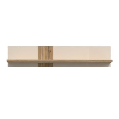 Grafton Wall Shelf In Cream and Oak – FTG, view 2