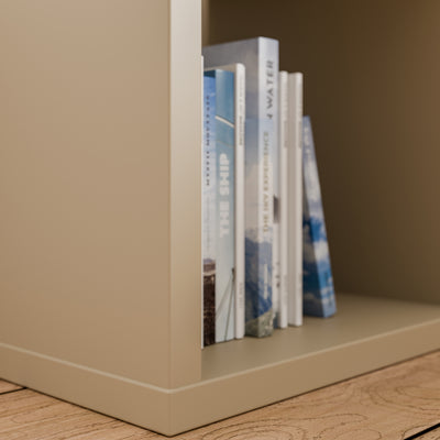 Mauro Singular Storage Unit in Taupe