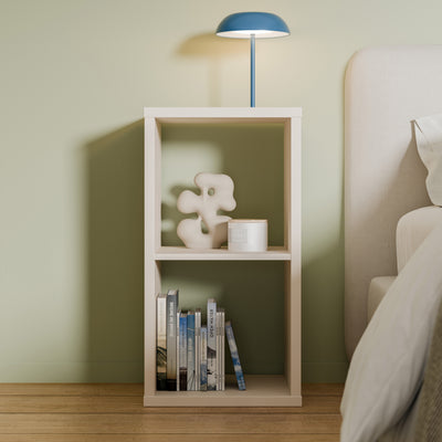 Mauro 1 Shelf Storage Unit in Sand