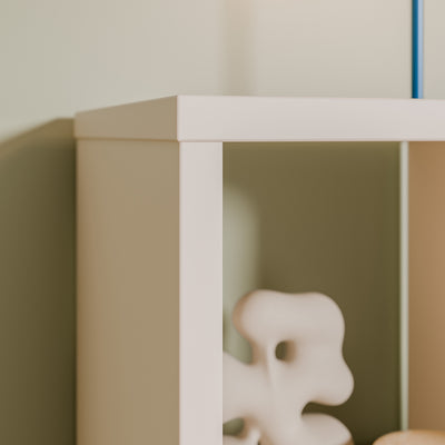 Mauro 1 Shelf Storage Unit in Sand