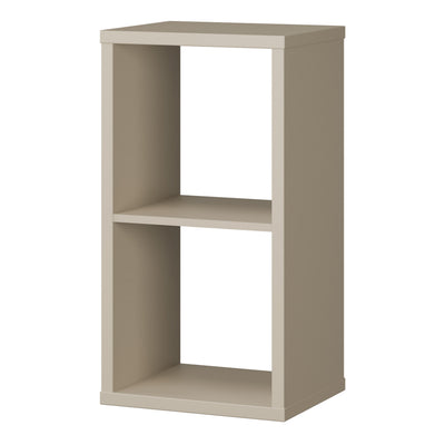 Mauro 1 Shelf Storage Unit in Taupe