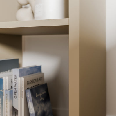 Mauro 1 Shelf Storage Unit in Taupe