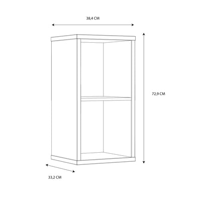 Mauro 1 Shelf Storage Unit in Blue