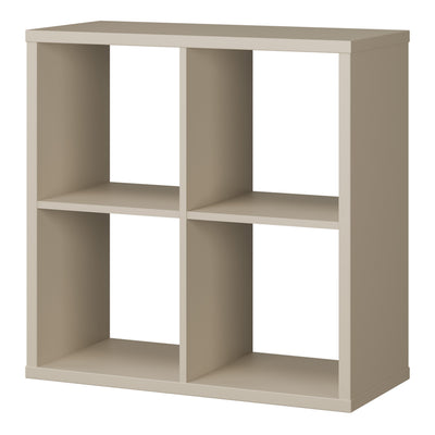 Mauro 2x2 Storage Unit in Taupe
