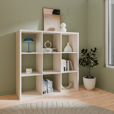 Mauro 3x3 Storage Unit in Sand