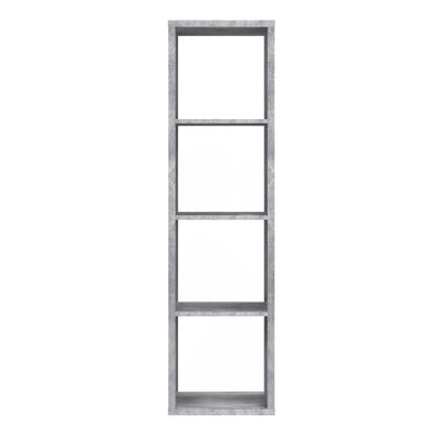 Mauro 3 Shelves Storage Unit in Concrete Grey