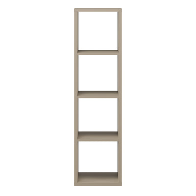 Mauro 3 Shelves Storage Unit in Taupe
