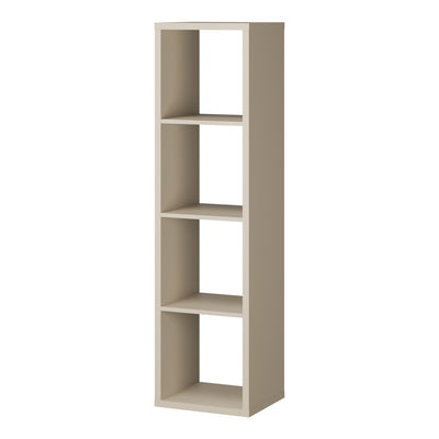 Mauro 3 Shelves Storage Unit in Taupe