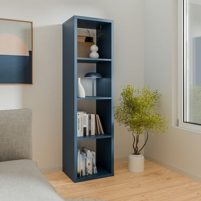 Mauro 3 Shelves Storage Unit in Blue
