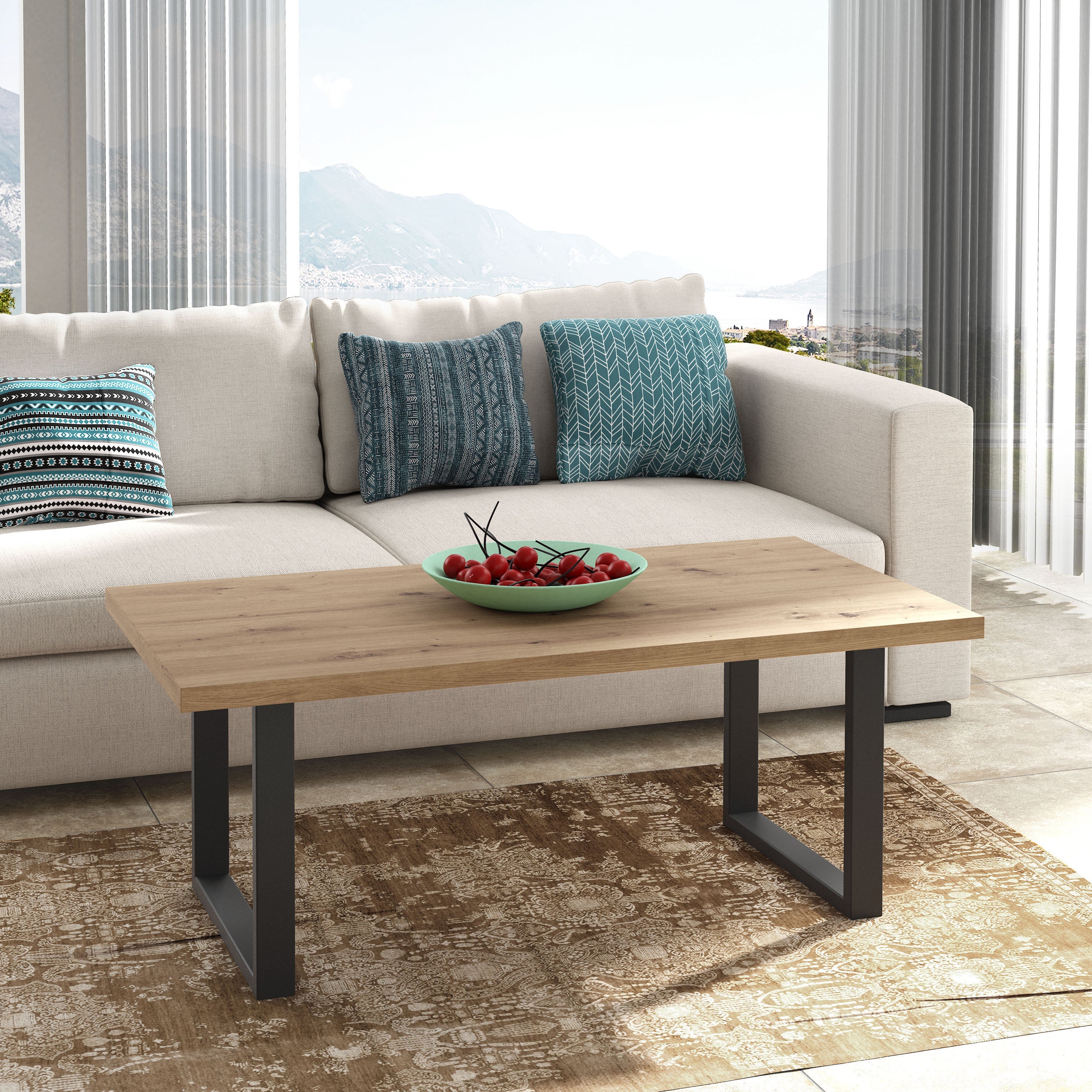 Atlantic Coffee Table in Artisan Oak – FTG, view 3