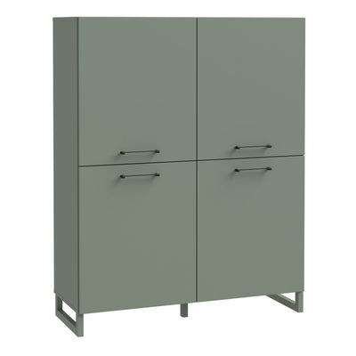 Sali 4 Door Highboard in Sage Green – FTG