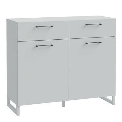 Sali 2 Door 2 Drawer Chest in Light Grey – FTG
