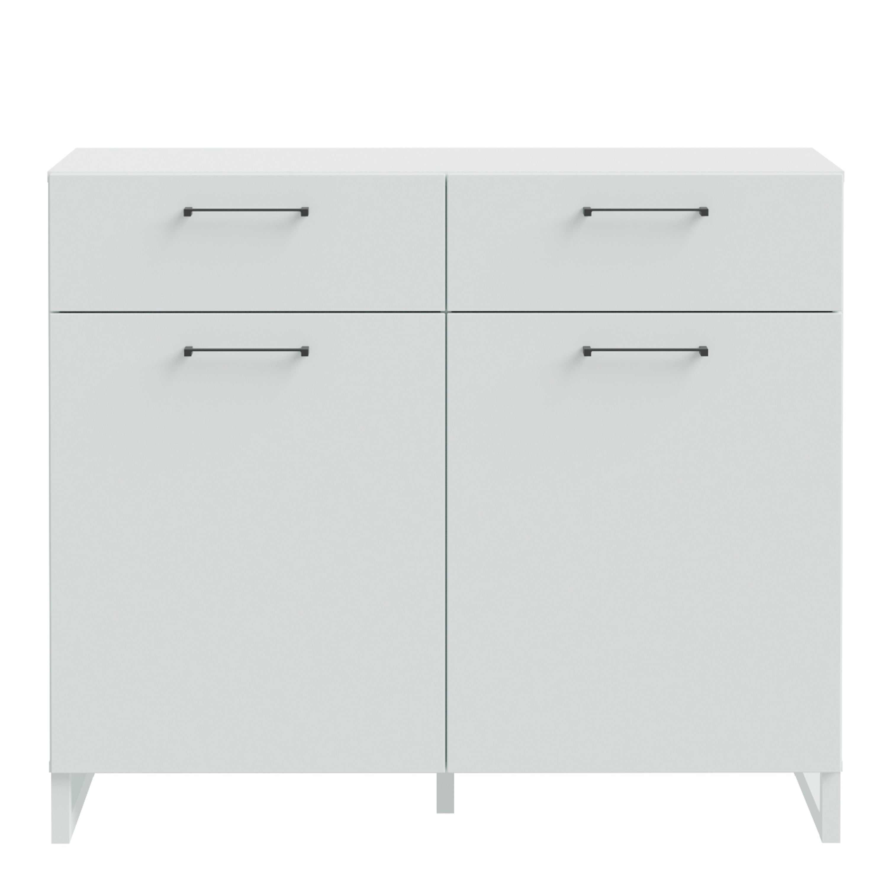 Sali 2 Door 2 Drawer Chest in Light Grey – FTG, view 2